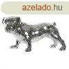 Dekoratv Figura DKD Home Decor Angol Ezst szn Bulldog Gy