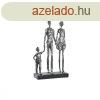 Dekoratv Figura DKD Home Decor Ezst szn Fekete Gyanta mo