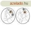 Fali Dekorci Home ESPRIT Fekete Vrosi / szabadid 53 x 4,