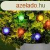 LED szolr fnyfzr - rzsa - 2,3 m - 20 LED - sznes