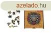 Puzzle, fa, A4, 90 darabos, PANTA PLAST "Mandala Turtle