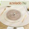 4db Bohm stlus kerek, kzzel sztt asztali altt