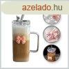 BOW PINK pohr fedllel s szvszllal, 400 ml  SZK87