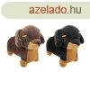 Tacsk kutya plssfigura - 19 cm, tbbfle