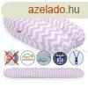 Scamp szoptats prna univerzlis pamut ZigZag Pink White SZ