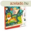 Fa puzzle - Dzsungel puzzle, 12+3 db-os - Puzzlo Jungle
