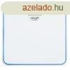 Fürdőszobai mérleg LCD kijelzővel és élvilágítással, fehér 1
