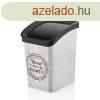 Manyag Smart Click billenfedeles szemetes, Fa mints 12L