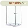 MADRID szgletes nylajts zuhanykabin zuhanytlcval