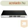 D-LINK Switch 24x1000Mbps (24xPOE) + 4xGigabit komb SFP Men