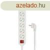 Nedis ESOC630F2WT 6 aljzatos kapcsols (6-os) eloszt, 3 m, 