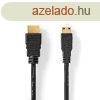Nedis CVGL34500BK15 mini HDMI - HDMI kbel, 4K@30Hz, 10,2 Gb