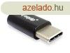 EQuip USB-C to Micro USB Adapter Black