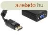 DeLock Adapter Displayport 1.2 male > VGA female Black