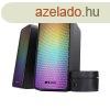 Trust GXT 611 WEZZ ILLUMINATED 2.0 RGB SPEAKER SET Black