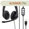 Hama USB-300 headset Black