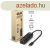 Club3D USB Gen2 Type-C PD Charging Hub to 2x Type-C 10G port
