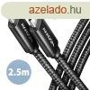 AXAGON BUCM2-CM25AB CHARGE USB-C <> USB-C Cable 2,5m B