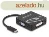 DeLock USB Type-C adapter for a VGA, DVI, HDMI or DisplayPor