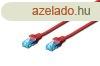 Digitus CAT5e U-UTP Patch Cable 1m Red