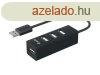 EQuip 4-Port USB 2.0 Hub Black