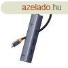 Baseus UltraJoy 4in1 4-Port USB HUB Grey