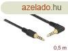 DeLock Stereo Jack Cable 3.5 mm 4 pin male > male angled 