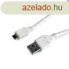 Gembird CCP-mUSB2-AMBM-W-10 Micro-USB cable 3m White
