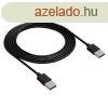 Akyga AK-USB-11 USB A-A cable 1,8m Black