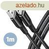 AXAGON BUCM-AM10AB HQ USB-C <> USB-A Cable 1m Black
