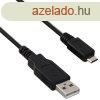 Akyga AK-USB-05 USB A / microUSB Cable 0,6m Black