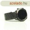 Mybandz 22SKU341 klasszikus fm raszj / fekete / 22mm