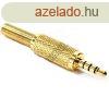 Fm 4 plus 3,5 mm-es jack csatlakoz - aranyozott
