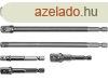 6 rszes dugkulcs adapter klt., 1/4"-3/8"-1/2 &qu