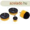 EXTOL CRAFT nylon csiszol kefe klt. 4 db; 1/4&#039;25 