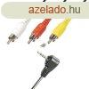 Home VC 20-2 videkbel, 4 plus 3,5mm dug, RCA dug, 2m