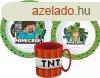 Minecraft Creeper tkszlet, micro manyag szett bgrvel 35