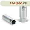 FORTUM gyertyakulcs dugfej 1/2&#039;, 61CrV5; 21mm, gum
