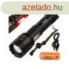 Taktikai zseblmpa nagy teljestmny Cree LED-del s COB te