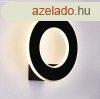Design kr alak LED lmpatest Hoop, fekete (9W) meleg fehr