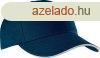 KP130 tpzras t paneles pamut baseball sapka K-UP, Navy/W