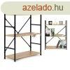 Fa knyvespolc fmes vzzal szles LOFT 3 polccal