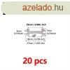 16 mm-80 mm fekete puha szirom alak gumi vdhuzal