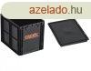 Rok Fishing Performance - Rok Crate 433 Black + Cover - reke