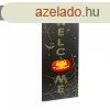 Halloween-i LED-es hangulatkp - fali akasztval, 2 x AA, 30