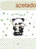 Babastar puha pelenkz lap 50*70 cm - zld panda s mamja