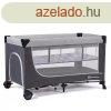 Kinderkraft Leody 2 szintes utazgy - grey