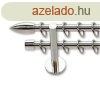 Landhouse 16mm dupla fm karnisgarnitra inox Tallin vggel