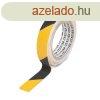 Ragasztszalag - csszsmentes - 5 m x 25 mm - srga / feket