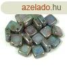 Tile gyngy - Alabaster Green Brown Luster - 6x6mm